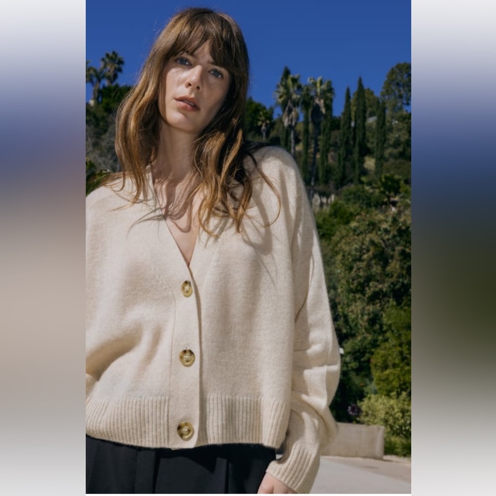 Brand New Zara cashmere cardigan Sweater - Size Small